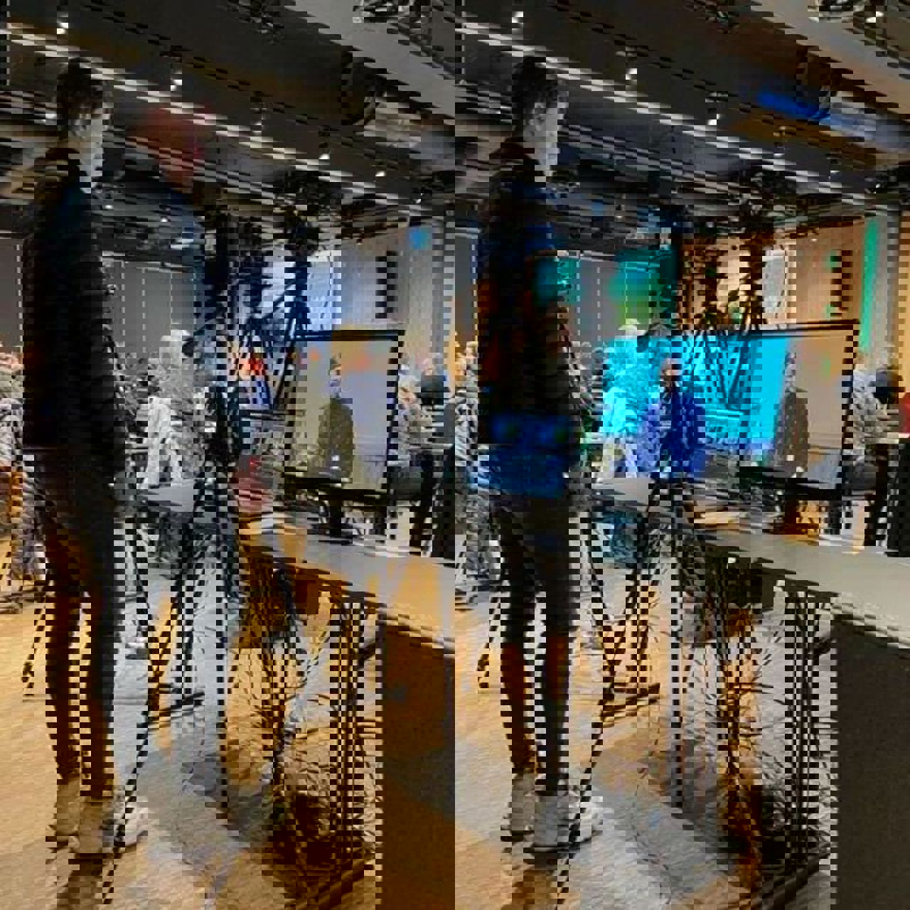 Elevar med medieproduksjon.