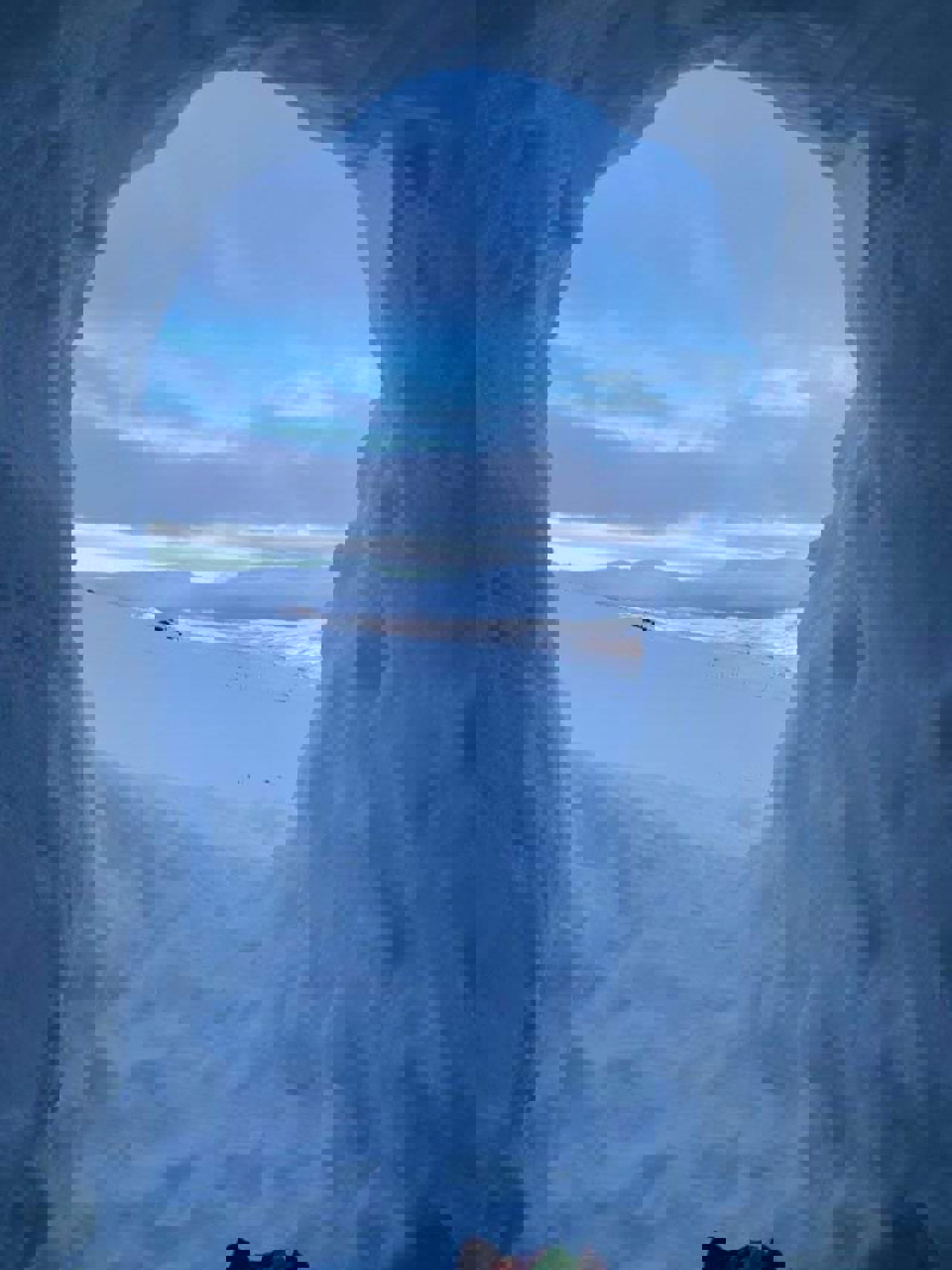 Snøholetur.